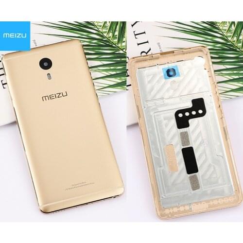 Original Battery Housing Cover For Meizu M3 Max 6.0" Case Metal Back Replacement Part with Power Volume Buttons + Camera Lens