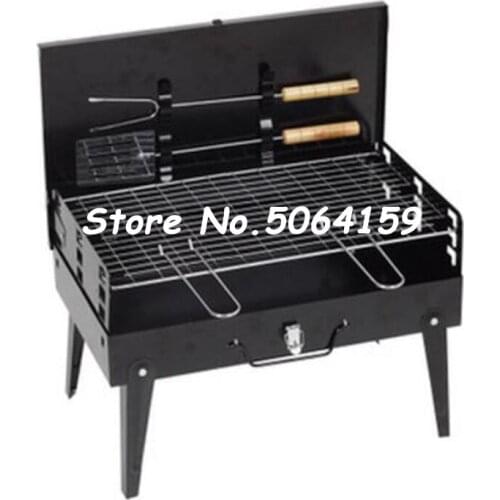 Patio Party Cooking Foldable Picnic For 3-5 Person Portable BBQ Barbecue Grills Burner Oven Outdoor Garden Charcoal Barbeque