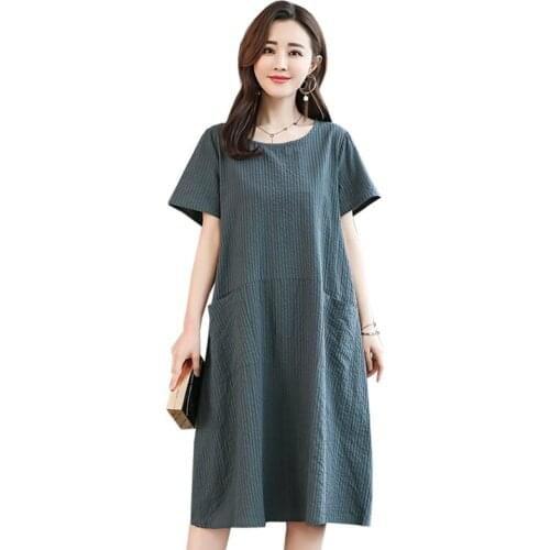 VBNFGH Summer Linen Dresses
