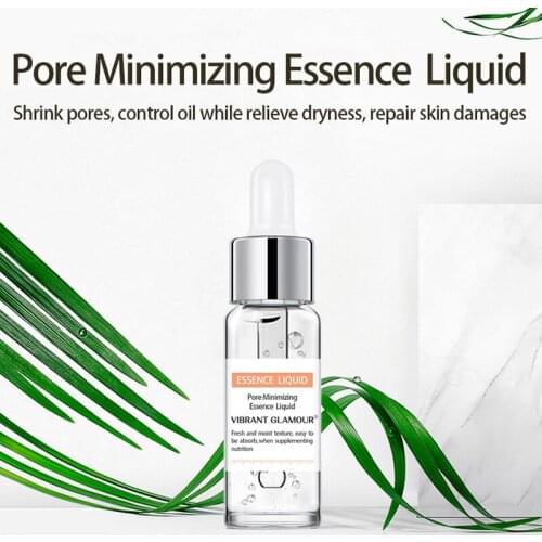 VIBRANT GLAMOUR Shrink Pores Anti-blackhead Essence Hydrating Light Spot Anti-Wrinkle Natural Essence Firming Nourishing Facial