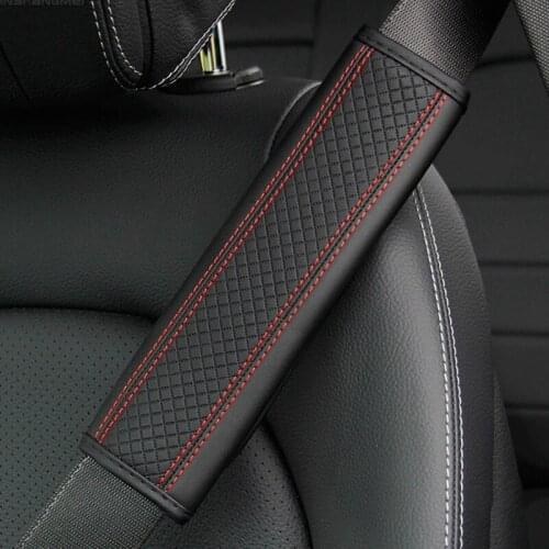 1pcs Car Safety Seat Belt Covers Shoulder Cover Protector Comfort Breath Pad Padding Protection Seat Belt Cover Car Styling