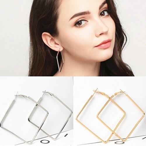 Hyperbole Stud Earrings For Women Fashion Jewelry Big Earring Brincos pendientes mujer European & American HOT Selling