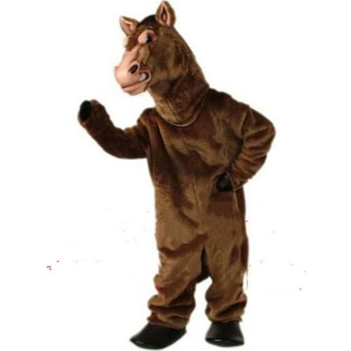 Horse Mascot Costume Suits Cosplay Party Game Animal Fancy Dress Outfits Advertising Promotion Carnival Halloween Fursuit Adults