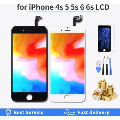AAA++ quality LCD Display For Iphone 6 iphone 6s Screen Touch Digitizer for iphone 4s 5 5s Assembly Screen Replacement lcd gift