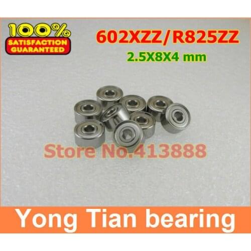 1pcs) Double Shielded Miniature Deep Groove Ball Bearings 602XZZ 2.5*8*4 mm