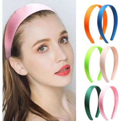 1Pcs Candy girl Candy Cloth Covered Resin Hairbands for Women Girls Kids Elastic Solid Hair Bands Headband Hair Hoop