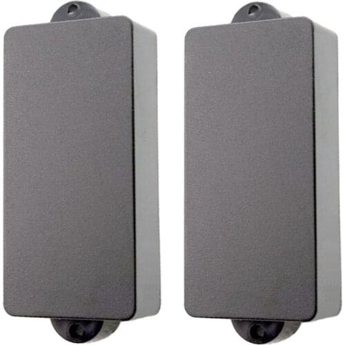 2x Replacement Parts Closed Sealed Pickup Covers For 4-String PB Bass Parts