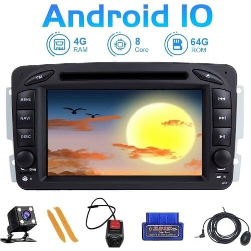Zltoopai 7" Android 10 Auto Radio For Mercedes Benz C W203 CLK 209 W168 W463 W639 GPS Navigation Car Multimedia Player DVD CD