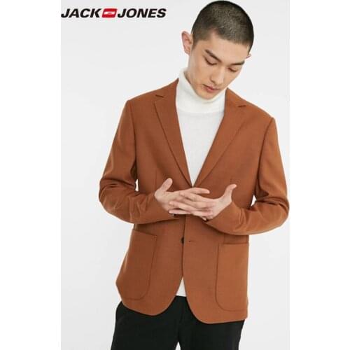 Jack Jones Mens Winter Slim Fit Woolen Suit Jacket | 219108510
