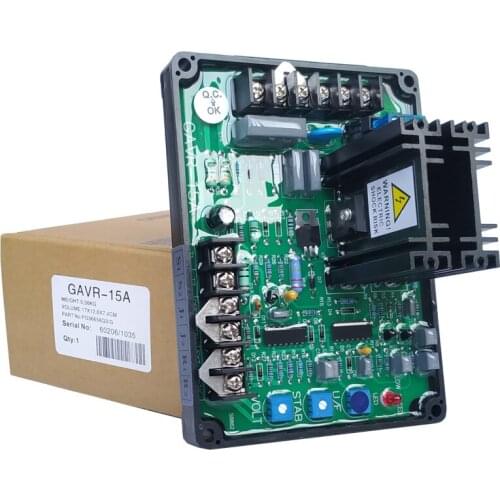 Chinese factory made top quality Universal Series AVR automatic voltage regulator GAVR-15A for brushes generator THREE PHASE