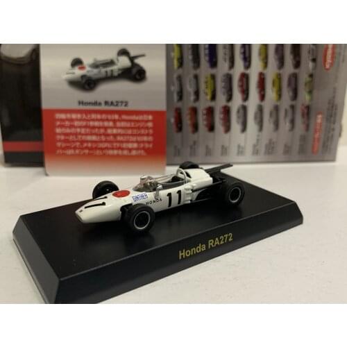 1/64 KYOSHO Honda RA272 Formula one RACING 1965 #11 model Collection of die-cast alloy car decoration model toys