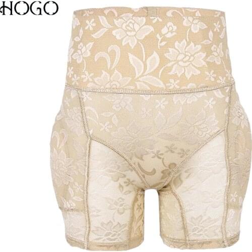 Butt Lifter Corset Women Padded Shaper Lace Push Up Buttock Control Panties Removable Inserts High Waist Control Belly Underwear