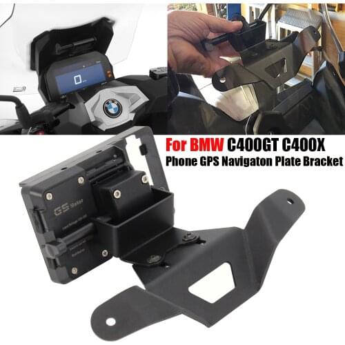 FOR BMW C400GT C 400GT C400 GT Windshield Mount Navigation Bracket GPS Smartphone Holder Motorcycle