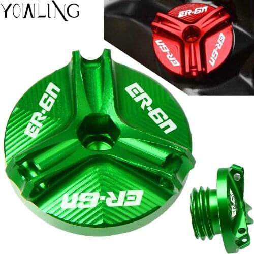 Motorcycle M20*2.5 Engine Oil Filter Cup Cap Plug Cover Screw For Kawasaki ER-6n ER6N ER 6N ER6F ER-6F 2012 2013 2014 2015 2016