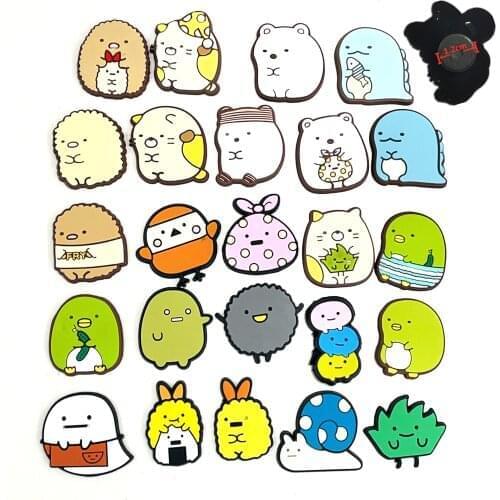 1PCS PVC Japan Anime Colorful Cute Cartoon Fridge Magnets Kawaii Refrigerator Magnetic Sticker Boys Girls Gifts Stationery Toy