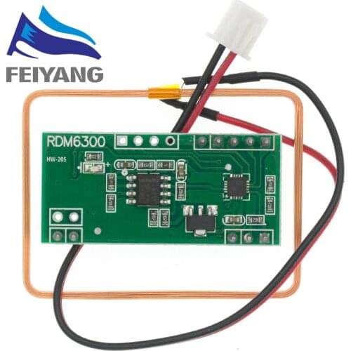 10pcs UART 125Khz EM4100 RFID Card Key ID Reader Module RDM6300 (RDM630)