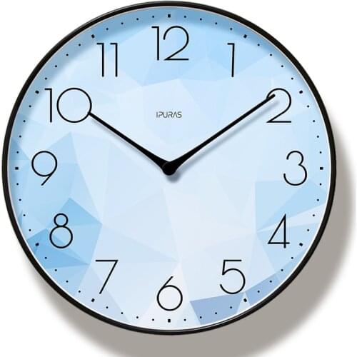New Wall Clock Large Size Luxury Silent Movement Clocks Rounds Precise Sweep Wall Clocks Modern Design For Home Decoration