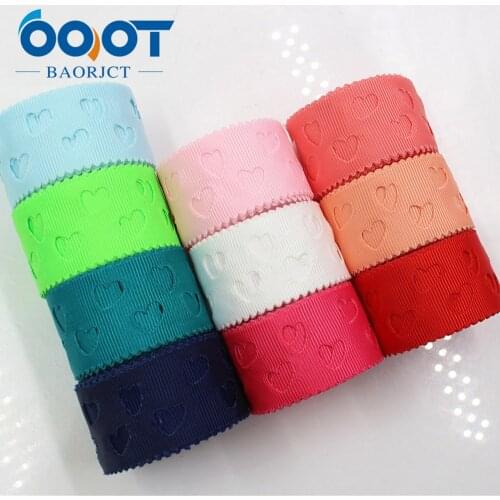 OOOT BAORJCT 177033 hot sale 28mm hollow Flowers solid Grosgrain Ribbon, DIY handmade materials,Clothing accessories