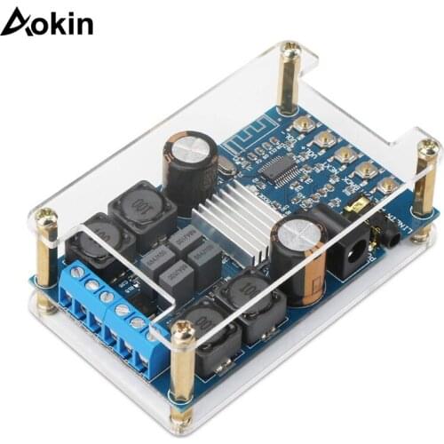 TPA3116 Bluetooth Amplifier Board Digital Amplifier Wireless Audio Amp Board Headphone 2 Channel 50W+50W With Protective Shell