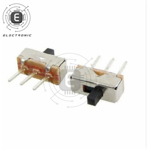 20Pcs SS12D00G3 Slide Switch 2 Position 1P2T 3Pin PCB Panel Mini Vertical Toggle Switch SS-12D00G3 Slide Switch
