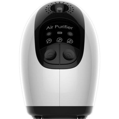 Portable desktop negative ion ozone machine home USB rechargeable deodorizer mini car air disinfection machine