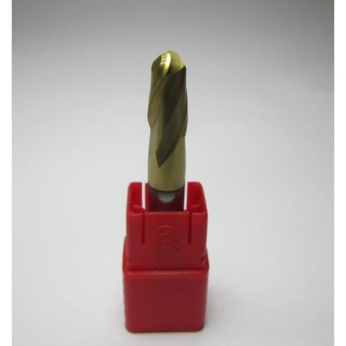 Radius 4.0 HRC62 R4.0 2 flutes Tungsten Carbide Ball Nose End Mill CNC milling cutter machine tool CAB2-4.0R * 8MM