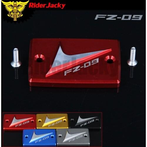RiderJacky Red Motorcycle Front brake Fluid Reservoir Cap Cover For YAMAHA FZ-09 FZ09 FZ 09 2014-2018 2015 2016 2017