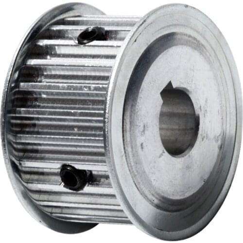 HTD Timing Pulley 5M-25T With Keyway 25Teeth, 21mm Belt Width, Gear Belt Pulley , 8/10/12/12.7/14/19/20mm Bore, Synchronous