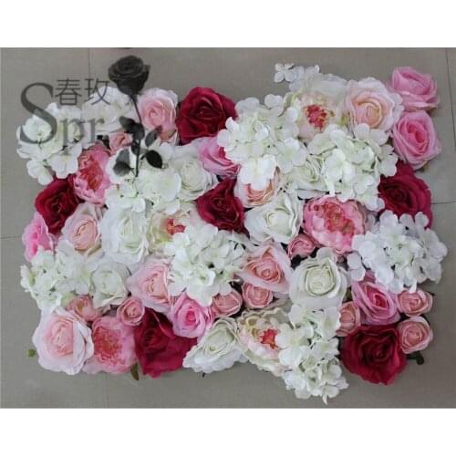 SPR 10pcs/lot mix color Artificial silk rose flower wall wedding backdrop flower road lead home market decoration free shipping