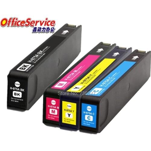 Re-Manufactured ink Cartridge For hp975A ,suit for P55250dw P57750dw 352dw 377dn 452dw 477dn 552dw 577z inkjet Printer