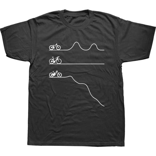 Funny Mountain Bike Road Downhill Graphic T Shirts New Cotton Short Sleeve Bicycle Cycling Biking Gift Harajuku T-shirt
