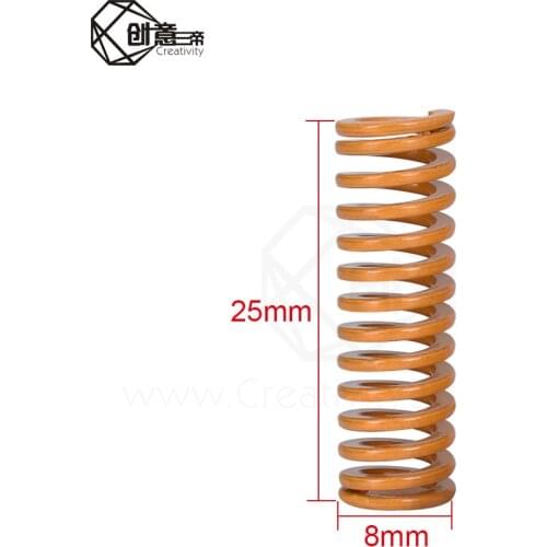3D Printer Parts Spring Heated Bed 8*25MM Hot Plate CR10 Adjusting Accessories Reprap Imported For CR10 CR10S