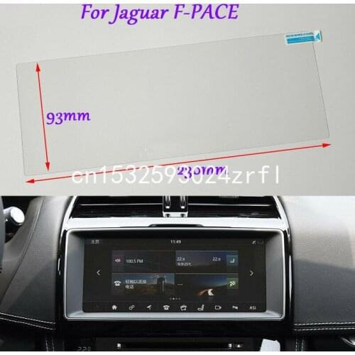Internal Accessories 10.2 inch Car GPS Navigation Screen HD Glass Protective Film For Jaguar F-PACE