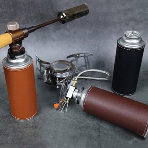 Retro Gas Can Protective Case Sleeve Replacement Fuel Canister Cover For Outdoor Camping Hiking Stove Accessories