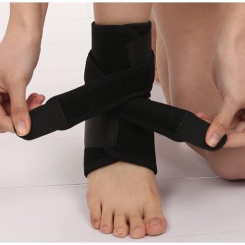 1Pc Ankle Support Brace Adjustable High Protect Sports Running Protection Strap Wrap Compression Sleeve Belt For Ankle Caring