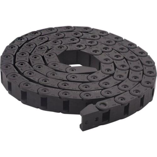 Bridge type can't open plastic 8mmx8mm drag chain with end connector R18 length 1000mm engraving machine cable CNC router 1pcs