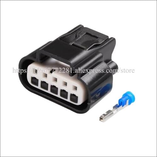 100SET DJ7053A-1.2-21 car male female cable connector terminal 5 pin connector Plugs socket wire 7283-5529 PIN AUTOMOTive plug