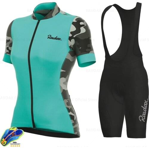 2021 Team Skinsuit Cycling Jersey 19D Gel Bike Shorts Suit MTB Ropa Ciclismo Women Summer Cycling Maillot Culotte Clothing
