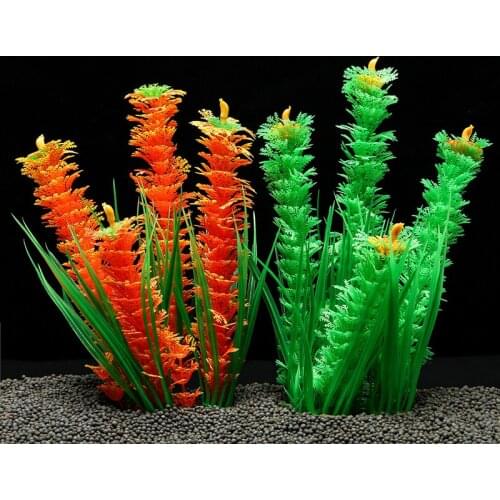 25cm Fish Tank Landscaping Simulation Water Plants Grass Mini Artificial Plants Weeds Aquarium Decoration Ornaments