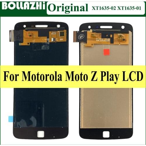 5.5" For Motorola Moto Z Play XT1635 XT1635-02 Original LCD Display Touch Screen Digitizer Assembly Replacement LCD