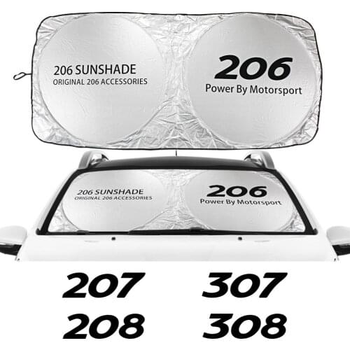 Car Windshield Windowshades Sunshades Auto Accessories for Peugeot 107 108 206 207 208 306 307 308 407 408 508 2008 5008 RCZ