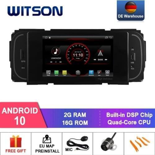 WITSON Android 10 car dvd player For CHRYSLER GRAND VOYAGER Built-in Wired CarPlay for iPhone