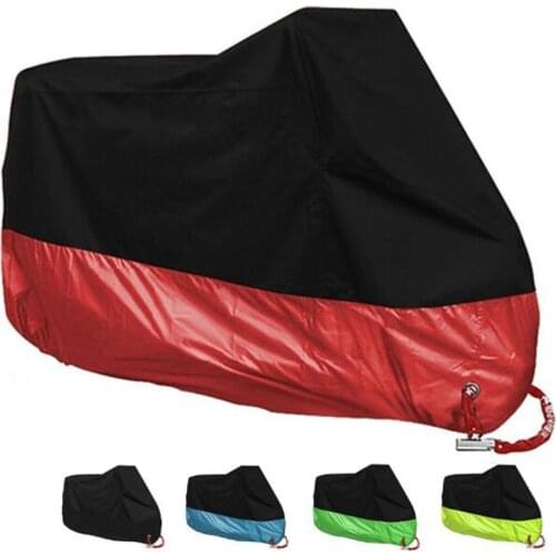Motorcycle Cover Outdoor Uv Protector Scooter Cover Bike Waterproof Dustproof Moto Rain Cover Indoor Lock-holes Design