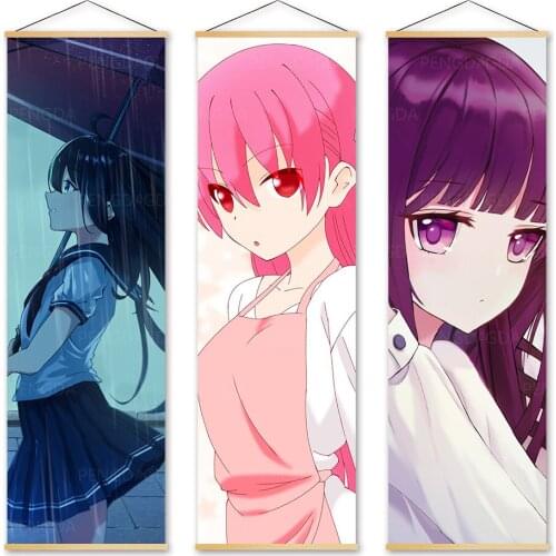 Home Decoration Inu X Boku Ss Wall Art Painting Solid Wood Hanging Scrolls Famous Animation Role Canvas Print Picture Posters