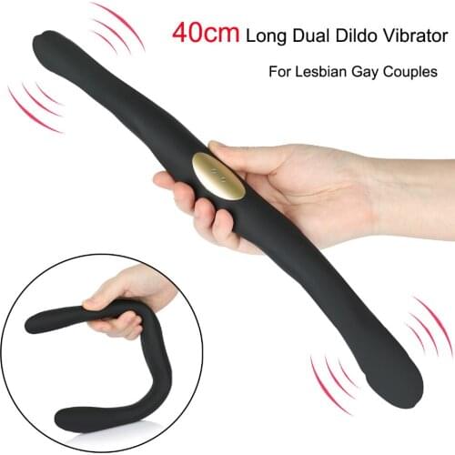 Sex Double Dildo Vibrator G Spot Vagina Prostate Clitoris Stimulator Vibrators Ass Anal Masturbator Sex Toys for Lesbian Women