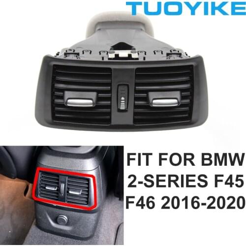 Rear Fresh AC Air Conditioner Vent Grille Panel Cover Full Set Assembly Replacement For BMW 2-Series F45 F46 2016-20 64229263411