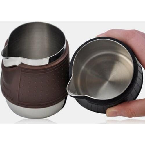 Steaming Pitcher Coffee Milk 350ML Espresso Frothing Cup Coffee Steaming Pitcher Milk Jug Pull Flower Cup Coffee Cappuccino