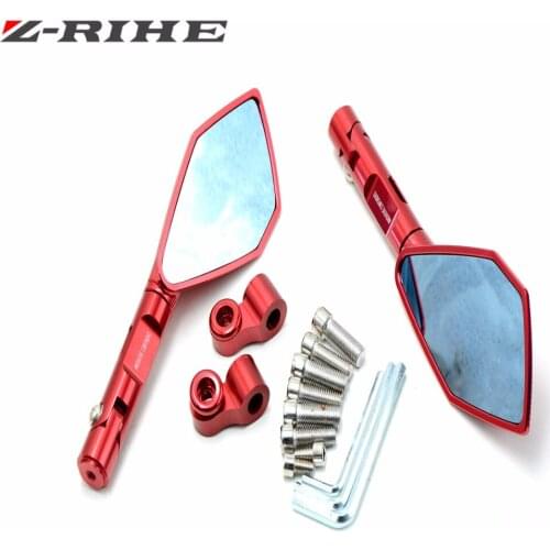 Motorcycle Rearview Mirror Aluminum rear side mirrors For Kawasaki z800 z1000 Yamaha TMAX-500 tmax-530 250 390 Honda