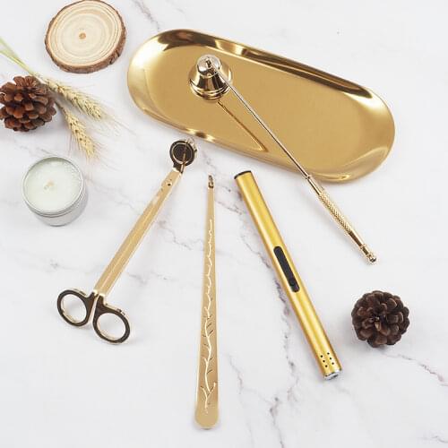 Stainless steel candle extinguisher candle cover scented candle tool set Candle Wick Scissors