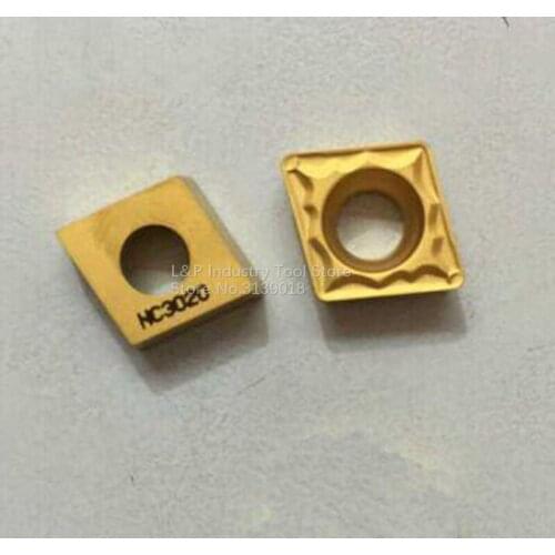 New Genuine Korloy Carbide Inserts CCMT060204-HMP NC3020 6mm CNC Turning Tool CCMT060204HMP NC3020 For Steel Stainless Steel